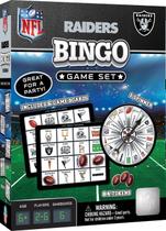 Jogo de Bingo Masterpieces NFL Las Vegas Raiders - Para Crianças Jogo de Bingo Masterpieces NFL Las Vegas Raiders - Para Crianças