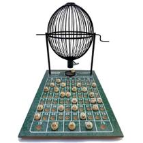 Jogo De Bingo Recreação Família Completo Globo Metal Nº3 Jogo De Bingo Recreação Família Completo Globo Metal Nº3