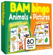 Jogo de bingo THE BAMBINO TREE Animal and Picture para crianças 3-6