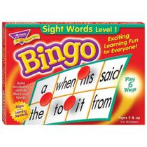 Jogo de bingo TREND ENTERPRISES Sight Words Nível 1, mais de 5 anos Jogo de bingo TREND ENTERPRISES Sight Words Nível 1, mais de 5 anos