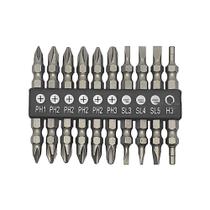 Jogo de Bits 10 Peças 65mm Ponta Dupla BIT-165 WESTERN Jogo de Bits 10 Peças 65mm Ponta Dupla BIT-165 WESTERN