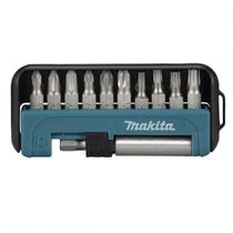 Jogo de Bits 11 Peças com Adaptador Magnético D-64995 Makita Jogo de Bits 11 Peças com Adaptador Magnético D-64995 Makita
