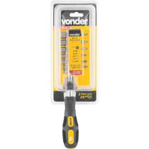 Jogo de Bits 20 Peças p/ Ponteira encaixe 1/4' VDE Vonder