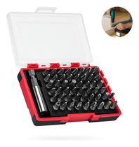Jogo de Bits 25mm para Parafusadeira com 61 Peças em Aço Cromo Vanádio
