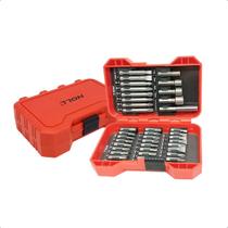 Jogo de Bits 33 Peças CR-V com Estojo Noll Parafusadeira Jogo de Bits 33 Peças CR-V com Estojo Noll Parafusadeira