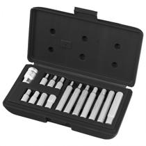 Jogo de bits allen com adaptador de 1/2" de 4 a 12 mm com 15 peças - Stels