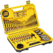 Jogo de Bits, Brocas, Soquetes e Acessórios com 100 Peças Para Parafusadeira e Furadeira, Dt71563-qz, Dewalt OstenVonder