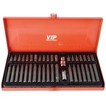 Jogo de bits com 40 peças metal box 904400 vip industrial