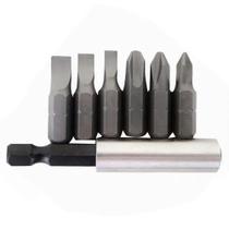 Jogo de bits com adaptador magnético 7 peças 113929 MTX - MTX Jogo de bits com adaptador magnético 7 peças 113929 MTX - MTX