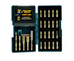 Jogo de Bits Diversos Impact Gold 26 Peças Makita B-69163 Resistente, Preciso e Ideal para Uso Profissional
