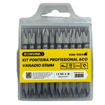 Jogo de bits duplos 65mm para parafusadeira com ponta magnetica