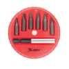 Jogo de bits e adaptador magnetico mtx p/bits aco 45x c/7pcs