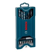 Jogo de Bits e Brocas 15 Peças Mini X-Line Bosch