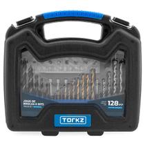 Jogo de Bits e Brocas Torkz TRK0007, 128 Peças Jogo de Bits e Brocas Torkz TRK0007, 128 Peças