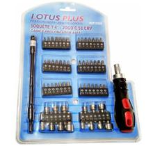 Jogo de Bits e Ponteiras 58 Peças Lotus Jogo de Bits e Ponteiras 58 Peças Lotus