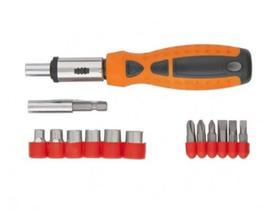 Jogo de Bits e Soquetes 1/4” 15 Peças Sparta - 1155655