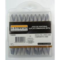 Jogo de Bits Fenda Phillips Kit 10 Peças Starfer