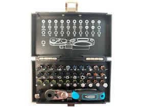 Jogo de Bits Gross 1/4” com Adaptador 1136556 - 33 Peças