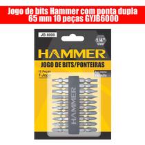 Jogo de bits Hammer com ponta dupla 65 mm 10 peças GYJB6000