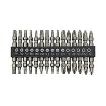 Jogo de Bits Para Parafusadeira C/ 15 Pontas Duplas de 50mm