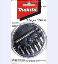 Jogo De Bits Para Parafusadeira Com 7 Peças Makita D-15687 Jogo De Bits Para Parafusadeira Com 7 Peças Makita D-15687