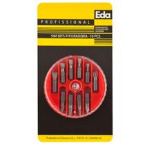 Jogo De Bits Para Parafusadeira Western/Eda Profissional 6 Chaves + Adaptador