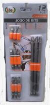 Jogo De Bits Parafusadeira 12 Peças Jogo De Bits Parafusadeira 12 Peças