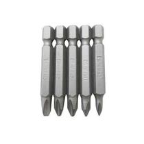 Jogo de Bits Phillips Com 05 Peças CRV - Longo 50mm Fertak