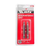 Jogo de Bits Phillips CRV 2 Peças 50mm x ph1 1168155 MTX Jogo de Bits Phillips CRV 2 Peças 50mm x ph1 1168155 MTX