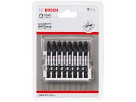 Jogo De Bits Ponta Dupla Bosch Impact Control Ph2 65mm 8un Jogo De Bits Ponta Dupla Bosch Impact Control Ph2 65mm 8un