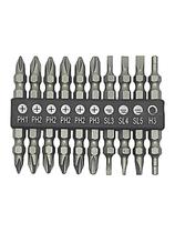 Jogo De Bits Ponta Dupla Western Para Furadeira e