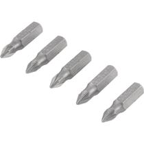 Jogo de Bits Ponteira Pozidrive c/ enc 1/4" Nº 1X25mm Vonder