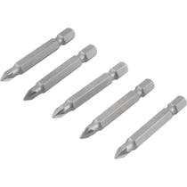 Jogo de Bits Ponteira Pozidrive c/ enc 1/4" Nº 1X50mm Vonder Jogo de Bits Ponteira Pozidrive c/ enc 1/4" Nº 1X50mm Vonder