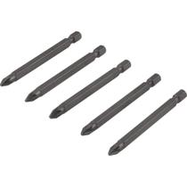 Jogo de Bits Ponteira Pozidrive c/ enc 1/4" Nº 2X75mm Vonder Jogo de Bits Ponteira Pozidrive c/ enc 1/4" Nº 2X75mm Vonder