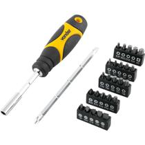 Jogo de Bits/ponteiras, com 28 Peças, Encaixe Sextavado de 1/4", Vonder OstenVonder Jogo de Bits/ponteiras, com 28 Peças, Encaixe Sextavado de 1/4", Vonder OstenVonder