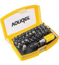 Jogo de bits/ponteiras com 32 peças encaixe sextavado 1/4" com engate rápido VONDER