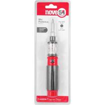 Jogo de Bits Ponteiras com 7 Peças Encaixe Sextavado 1/4" 6,35mm Nove54 Jogo de Bits Ponteiras com 7 Peças Encaixe Sextavado 1/4" 6,35mm Nove54