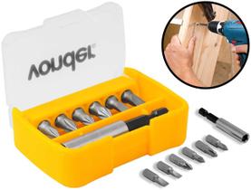 Jogo De Bits Ponteiras Encaixe Sextavado Aço Cromo Vanádio P/ Furadeira E Parafusadeira