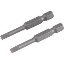 Jogo De Bits/ponteiras Fenda Encaixe Sextavado 1/4 4mmx50mm