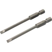 Jogo De Bits/ponteiras Fenda Encaixe Sextavado 1/4 4mmx75mm