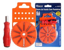Jogo De Bits Ponteiras Para Chave De Fenda 11 Peças WESTERN