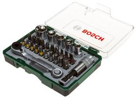 Jogo de bits soquetes e catraca bosch 27 peças Jogo de bits soquetes e catraca bosch 27 peças