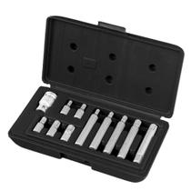 Jogo de Bits Spline CRV 1/2 Pol. 11 Peças com Estojo - MTX
