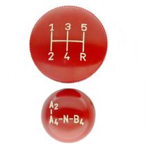 Jogo de bola de câmbio toyota bandeirantes 5 marchas red 4x4 vermelha com indicação