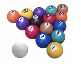 Jogo de Bolas 54 mm Bilhar Sinuca Snooker - Bilhares Engers -