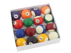 Jogo de bolas de bilhar snooker numeradas com 16 peças 1852 western