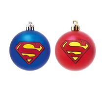 Jogo De Bolas De Natal Super Homem, 4 Bolas De 8 Cm
