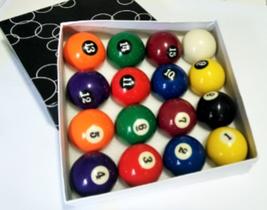 Jogo Bolas De Bilhar Sinuca Numeradas 52mm Snooker - Billiard - Bolas de  Sinuca / Bilhar - Magazine Luiza