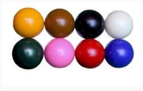 Jogo de bolas de Sinuca Regra Brasileira 54MM + 1 Giz Master de BRINDE