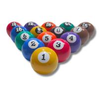 Jogo de Bolas Numeradas de 54mm p/ Sinuca